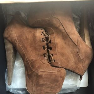 Aldo Suede Booties size 37